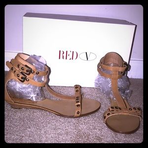 Adorable RED Valentino wedges